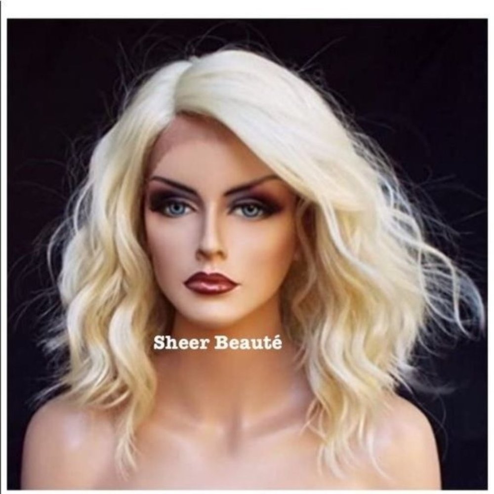 Blonde Wavy Lace Front Wig
